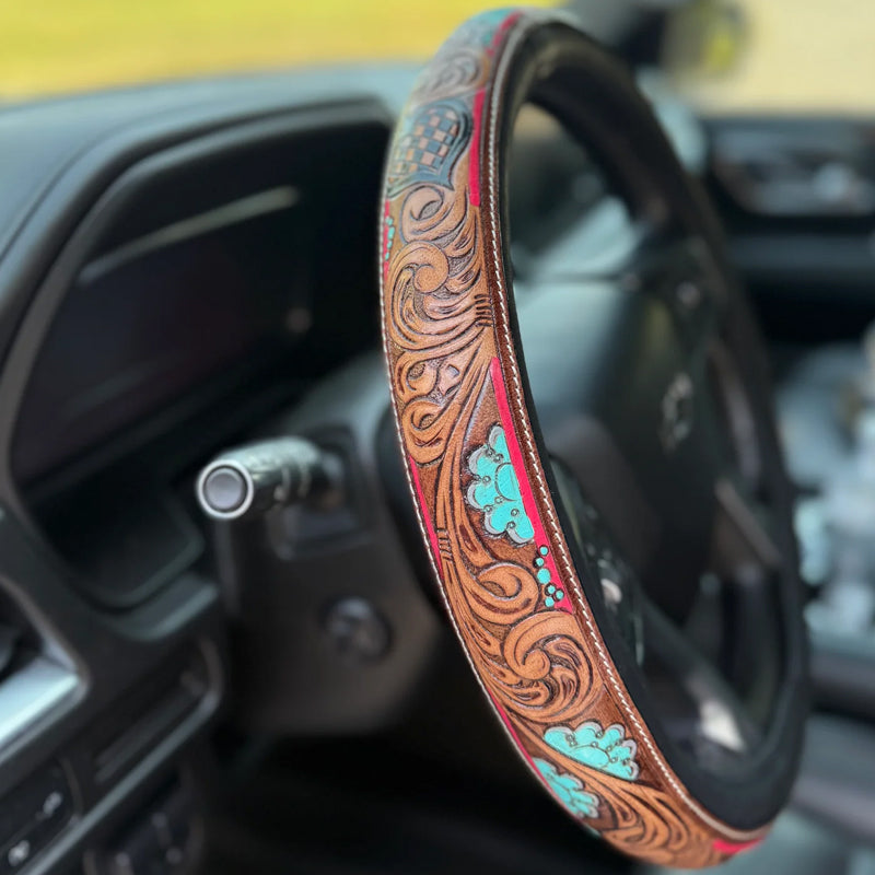 đ€ Western Cowboy Steering Wheel Cover