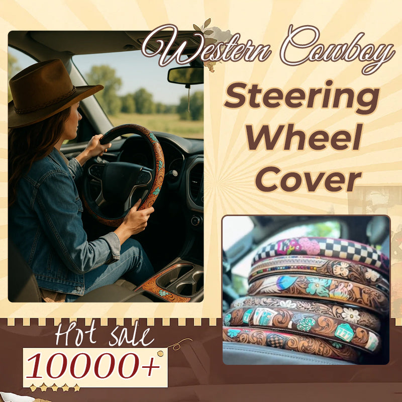 đ€ Western Cowboy Steering Wheel Cover