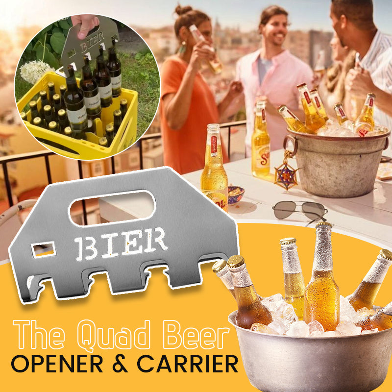 Quad ölöppnare och bärare