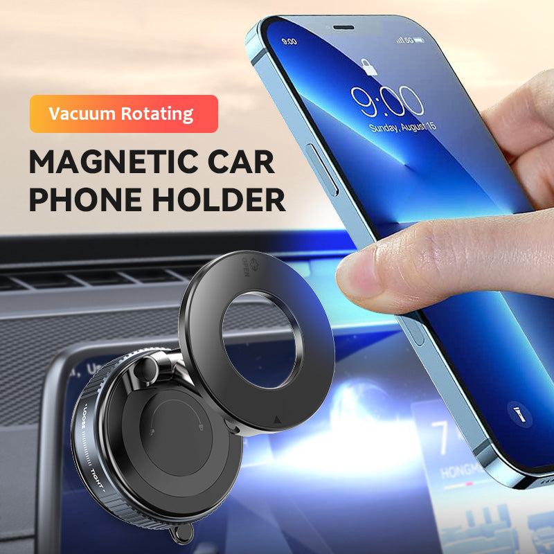Vakuumroterande magnetisk biltelefonhÄllare