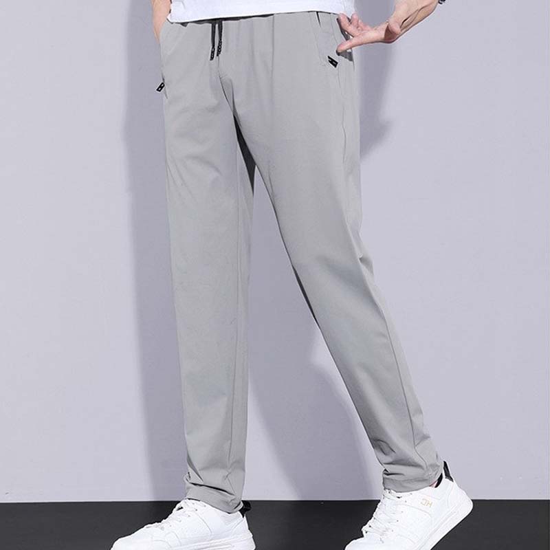 Ice Silk Stretch Fritidsbyxor för män