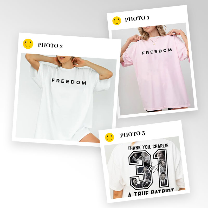 👕Charlie Kirk minneströja