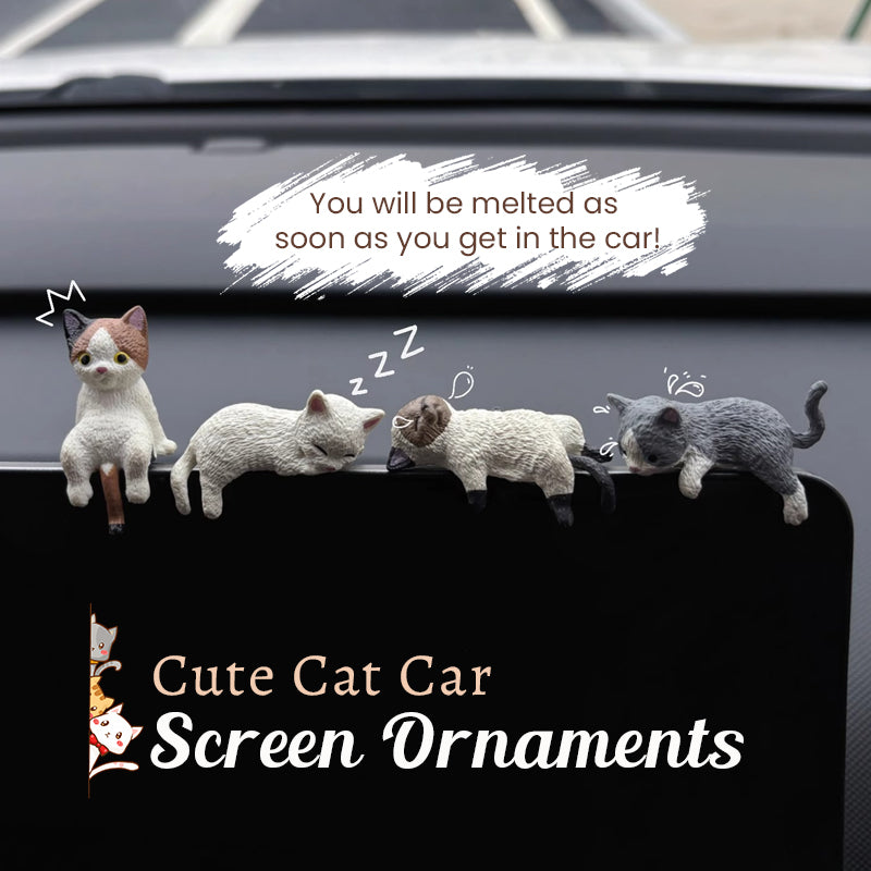 Söt katt Bilskärm Ornament