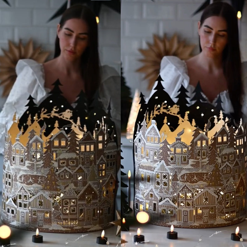 đ WinterGlow Village â En magisk juldekoration