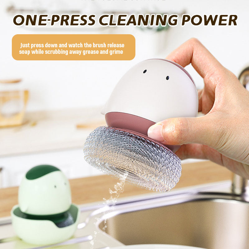 đł Cute Automatic Press Pot Brush