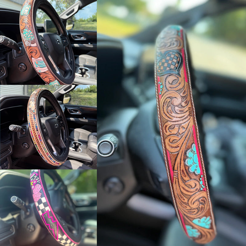 đ€ Western Cowboy Steering Wheel Cover