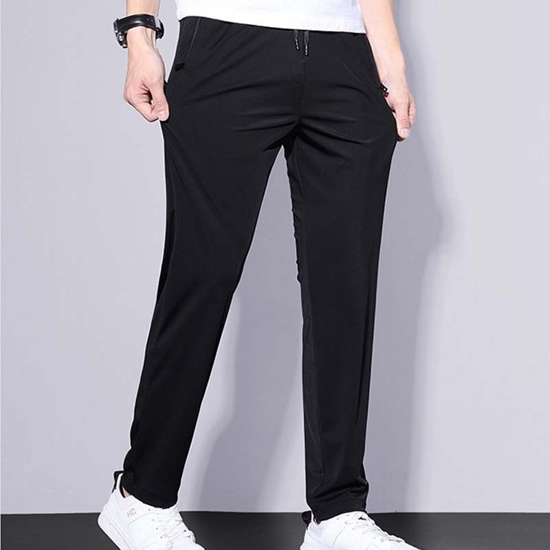 Ice Silk Stretch Fritidsbyxor för män
