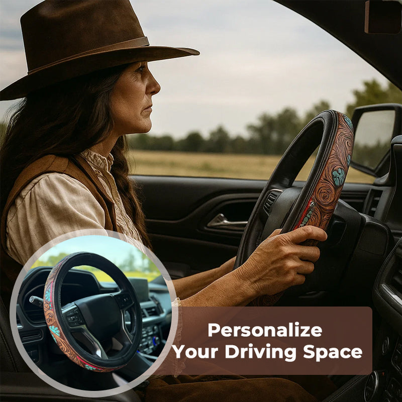 đ€ Western Cowboy Steering Wheel Cover