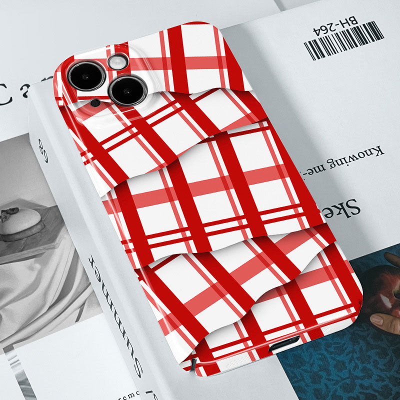🌈Färgkontrastrandigt filmskal för mobil📱