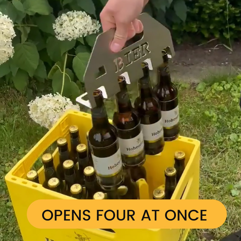 Quad ölöppnare och bärare