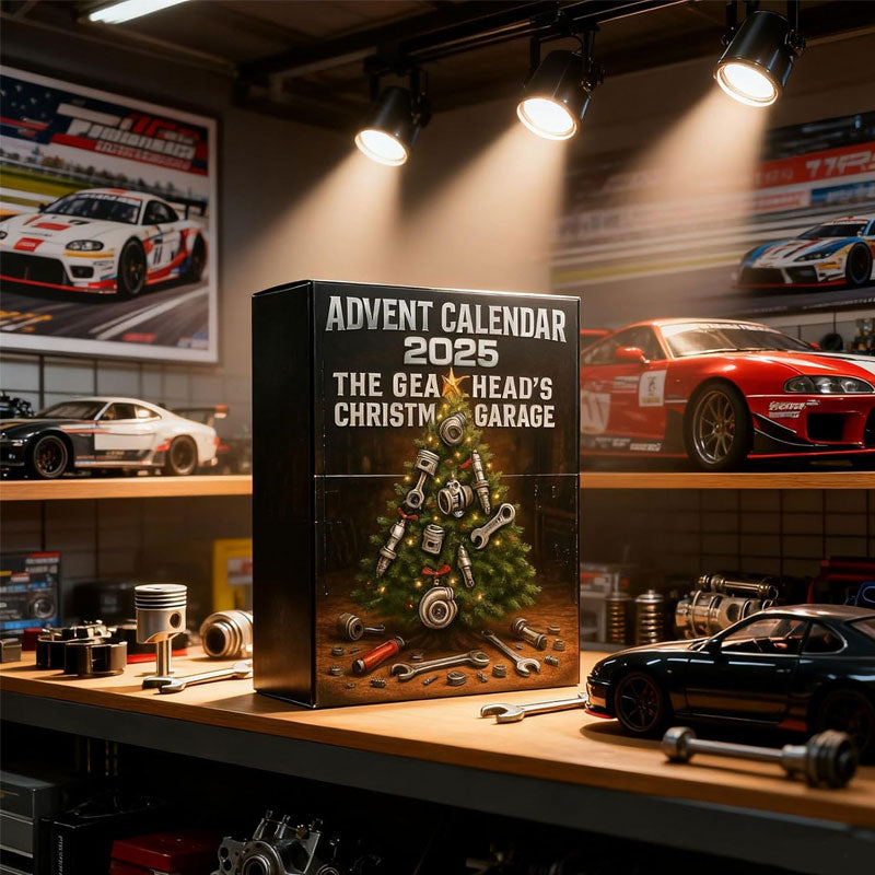 Gearheads julgarage-adventskalender 2025 🔧🎄🚗