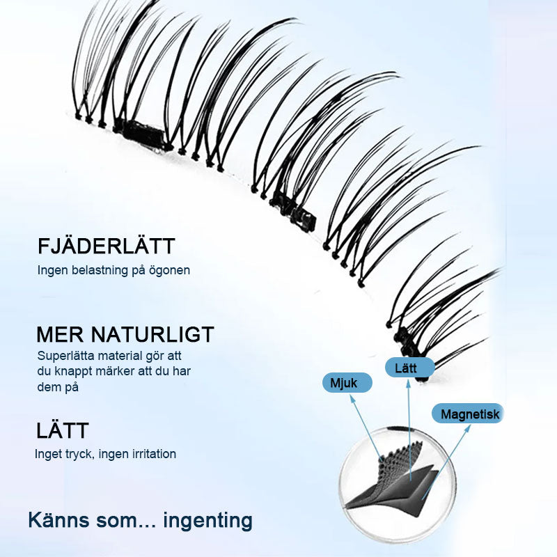 ✨Denna veckas specialerbjudande, köp 1 få 2 gratis——Magnetiska Lösögonfransar