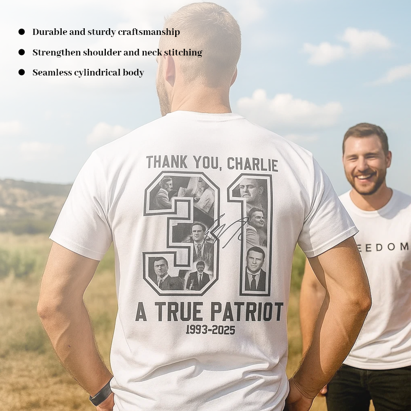 👕Charlie Kirk minneströja
