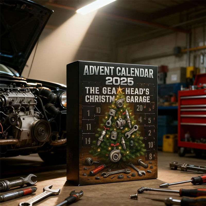Gearheads julgarage-adventskalender 2025 🔧🎄🚗