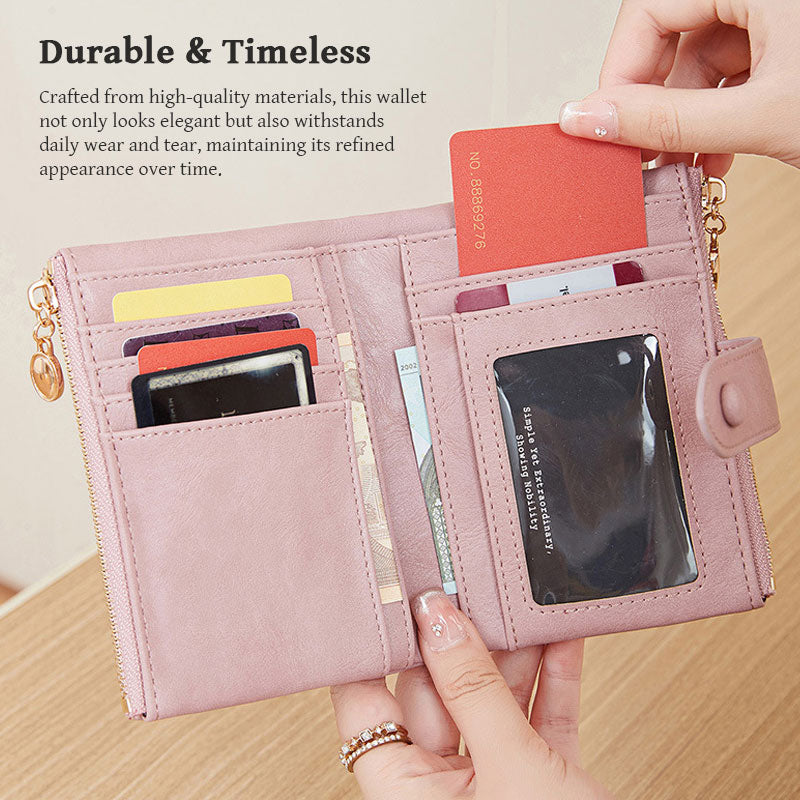 Multifunktionell Tri-Fold plånbok