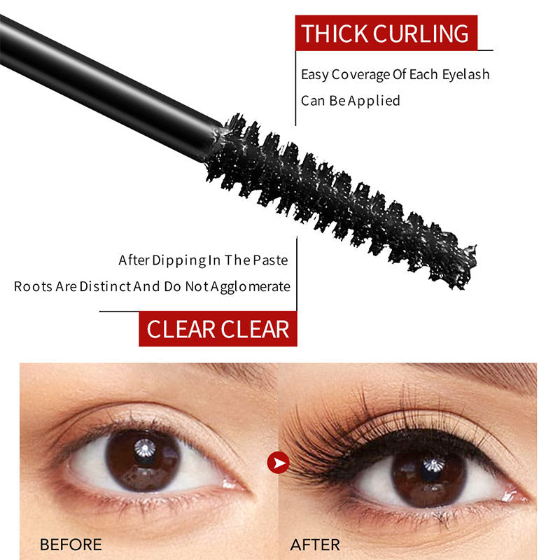 Vattenfast mascara som böjer och förlänger