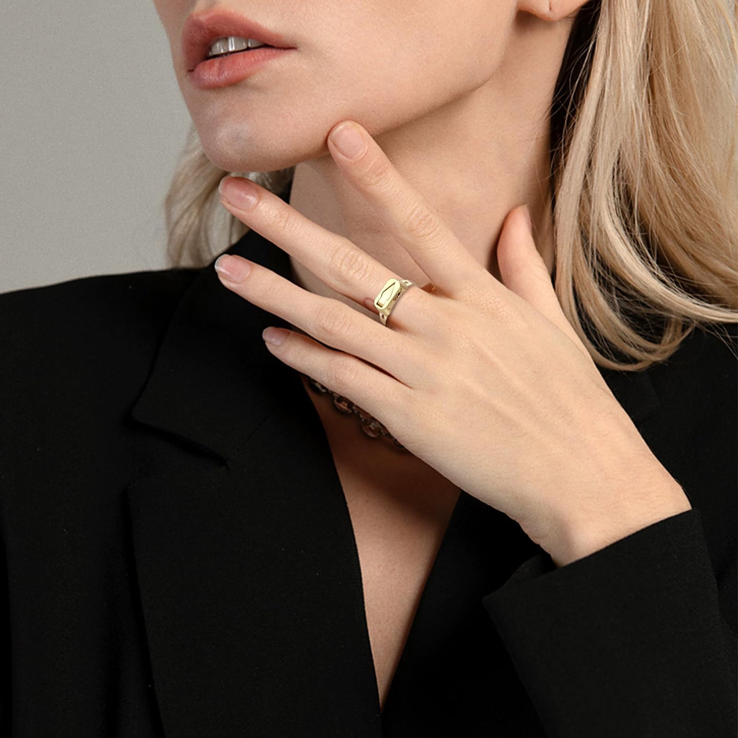 💍Ringkniv i metall för självförsvar