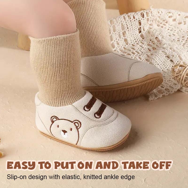 Söta Björn Första Gåskor Slip-on Småbarnsskor