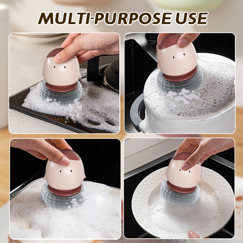đł Cute Automatic Press Pot Brush