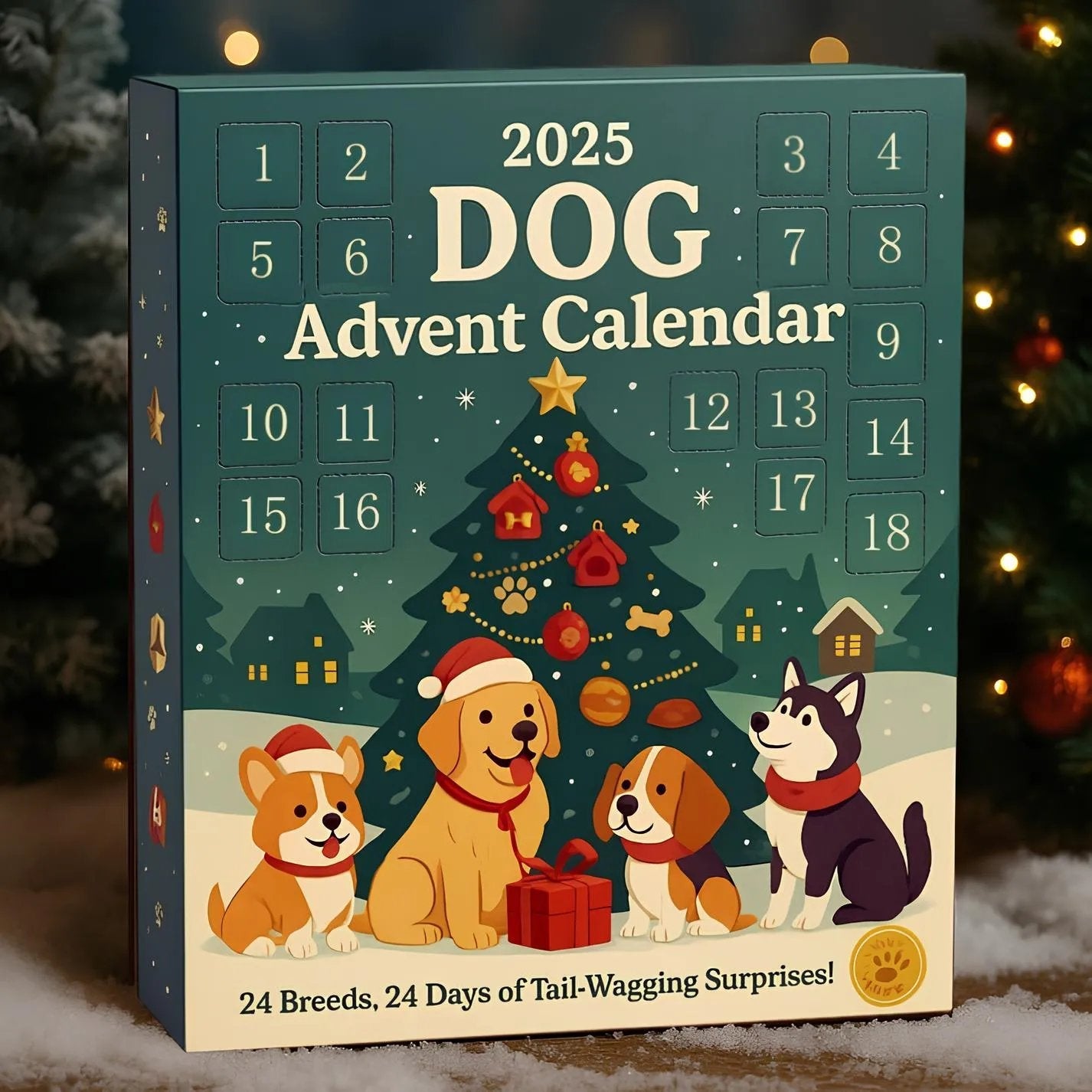 🔥Sista dagen 49% RABATT - Hund Adventskalender 2025🎄