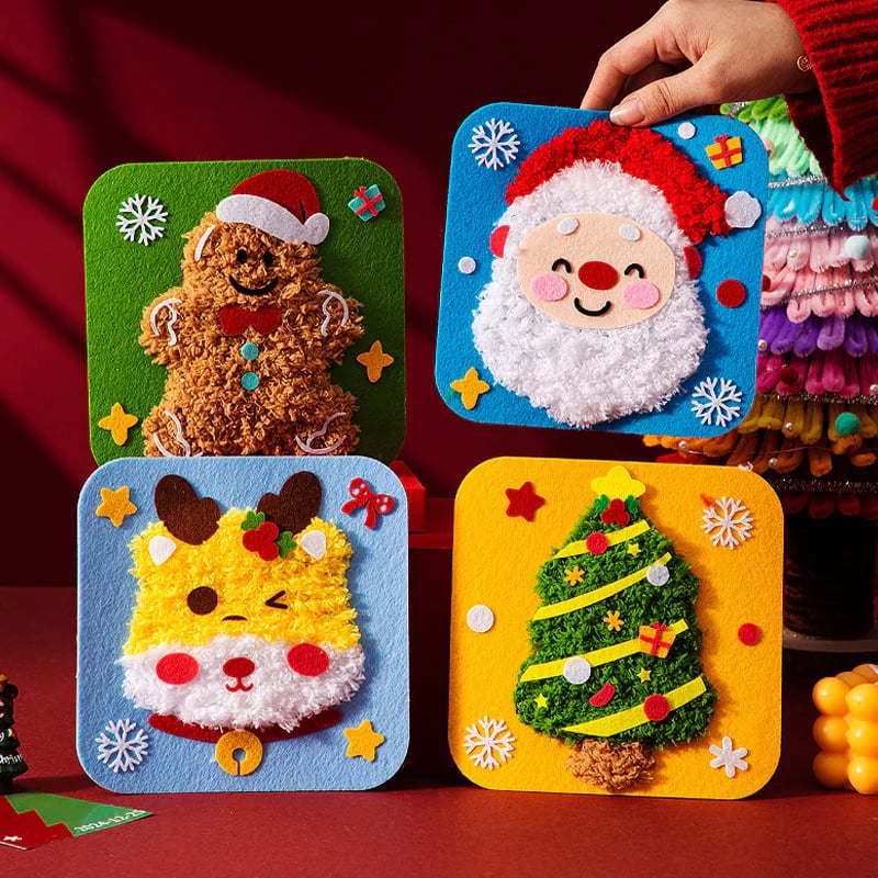 ✨Köp 3 få 1 gratis✨☃️Gör-det-själv julbroderikit