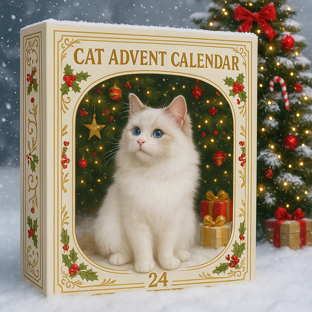 🌲Julklapp – Perfekt jul – Adventskalender för kattälskare 2025