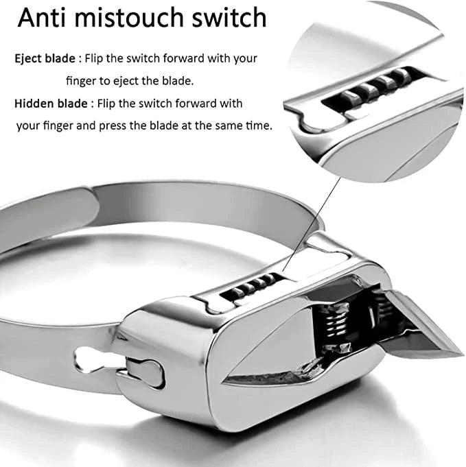 💍Ringkniv i metall för självförsvar