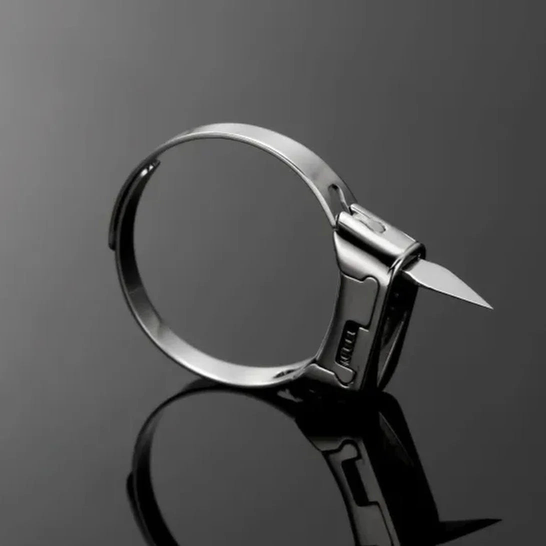 💍Ringkniv i metall för självförsvar