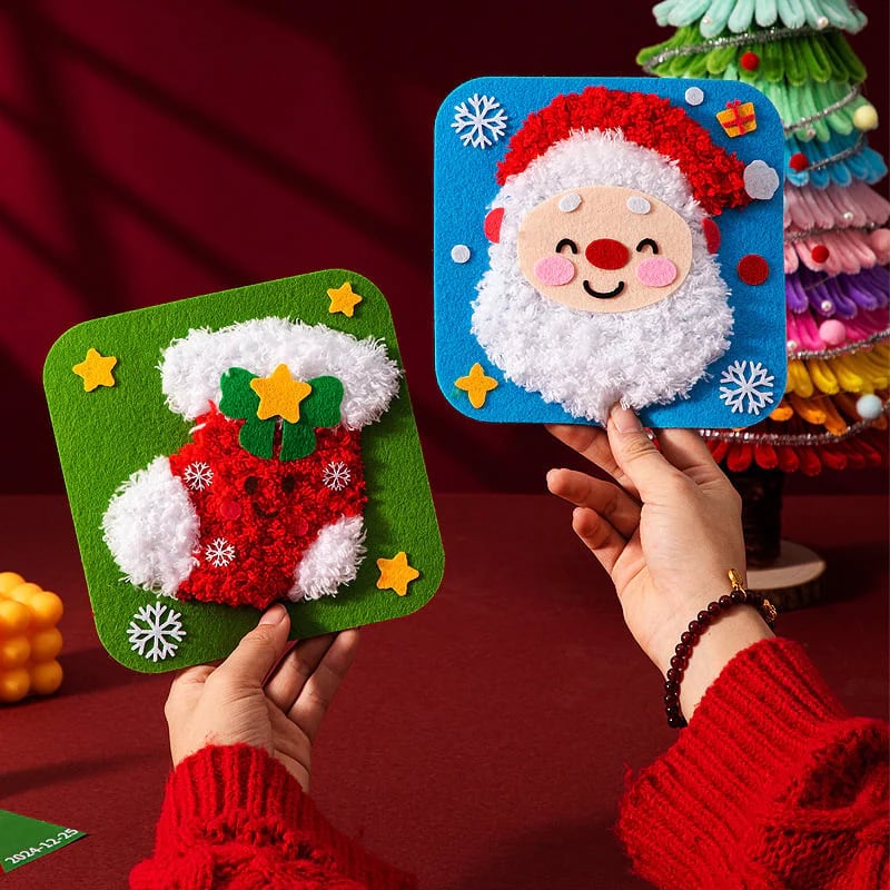 ✨Köp 3 få 1 gratis✨☃️Gör-det-själv julbroderikit
