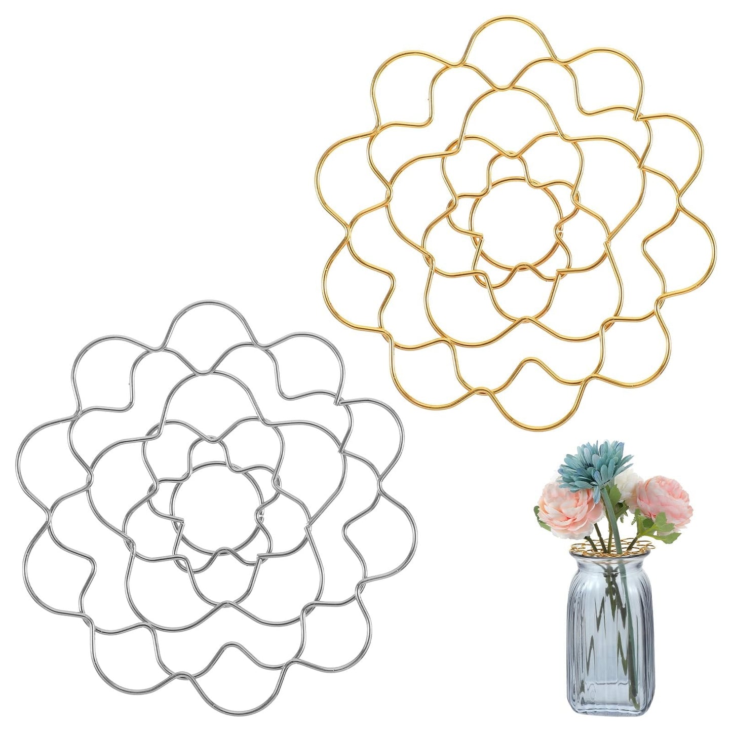 🌸 Blommigt rutnätsorganisatör i rostfritt stål♻️
