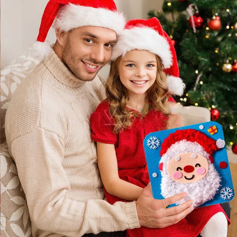 ✨Köp 3 få 1 gratis✨☃️Gör-det-själv julbroderikit