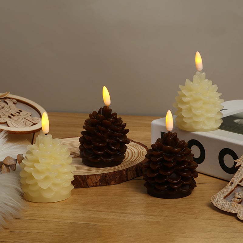 ✨Flamlösa kottljus som drivs med batterier