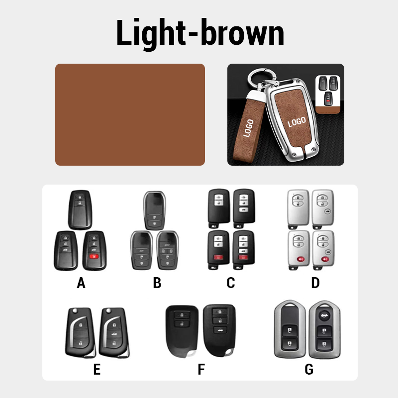 Suitable for Toyota car series - genuine leather key cover
