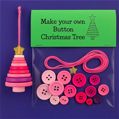 ☃️ DIY-knapp snögubbe ornament kit