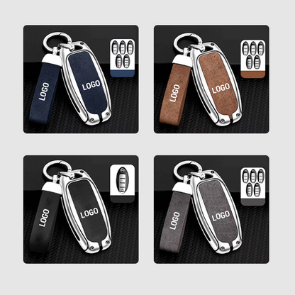 Suitable for Nissan Models - Genuine Leather Key Cover