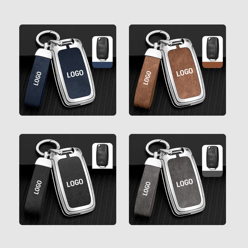 Suitable for Skoda car series - genuine leather key cover