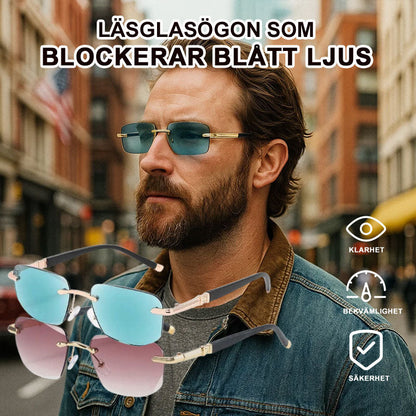 🎉 Rea 50% rabatt 💥.👓 Läsglasögon med hög hårdhet och blåljusskydd för både när- och fjärrseende