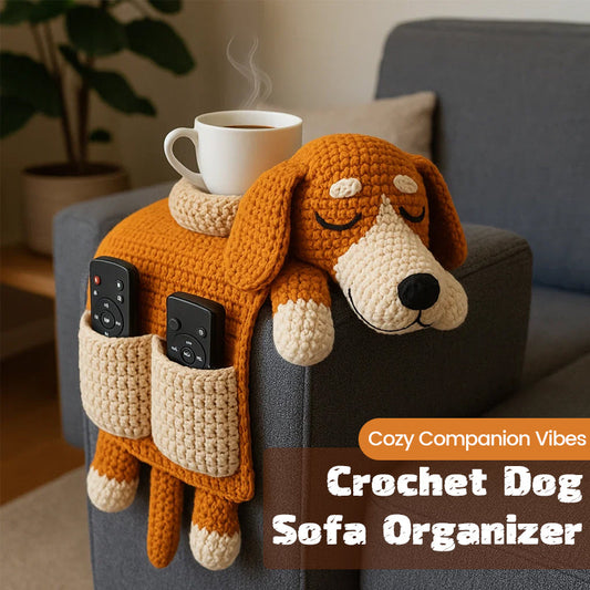 🐶 Cozy Companion Vibes – Virkad Hundsoffa Organisator