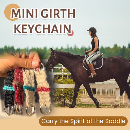 🐴 Mini Girth Nyckelring — Bär Sadelns Ande 🌾