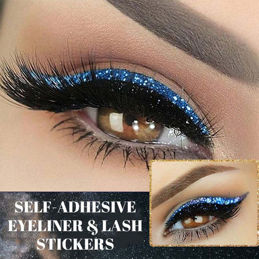 ✨ SJÄLVHÄFTANDE EYELINER- OCH FRANSSTICKERS