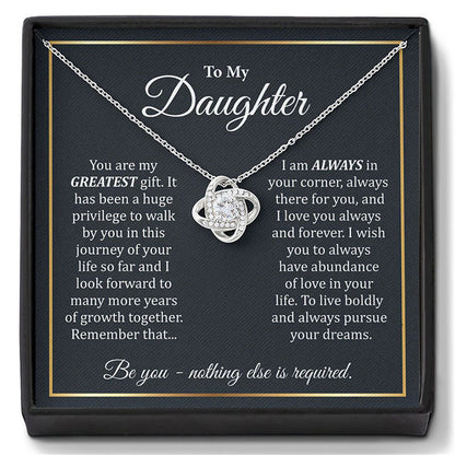 👪Till min dotter – Halsband “Hjärta av kärlek🍀