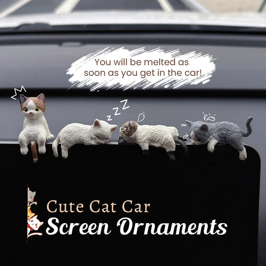 Söt katt Bilskärm Ornament