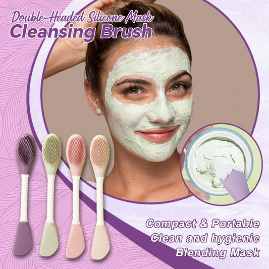 Double-Headed Silicone Mask Cleansing Brush