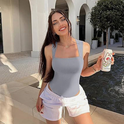 ✨ Ärmlös body med byxkontroller