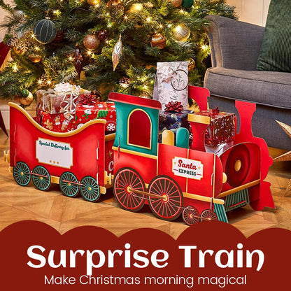 🎁 Der Geschenkezug des Weihnachtsmanns – Verbreiten Sie Weihnachtsstimmung mit Stil! 🚂🎄
