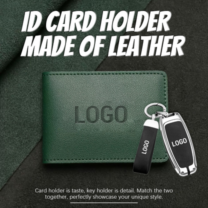 Car Leather Document Card Holder