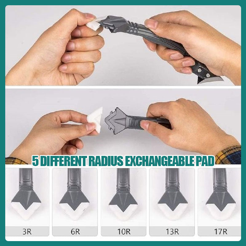 3-i-1 multifunktionell silikonborttagare