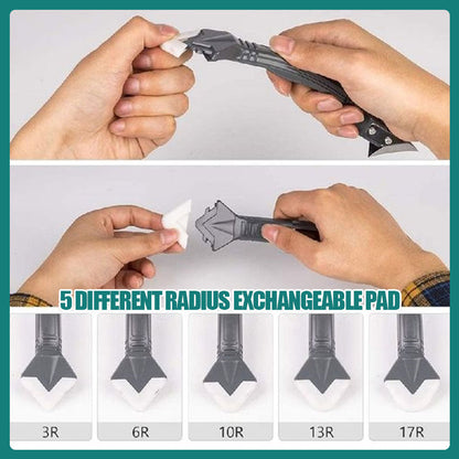 3-i-1 multifunktionell silikonborttagare