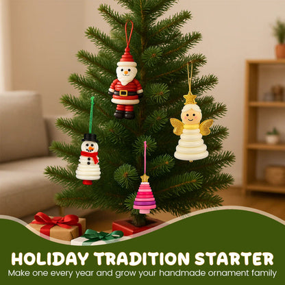 ☃️ DIY-knapp snögubbe ornament kit