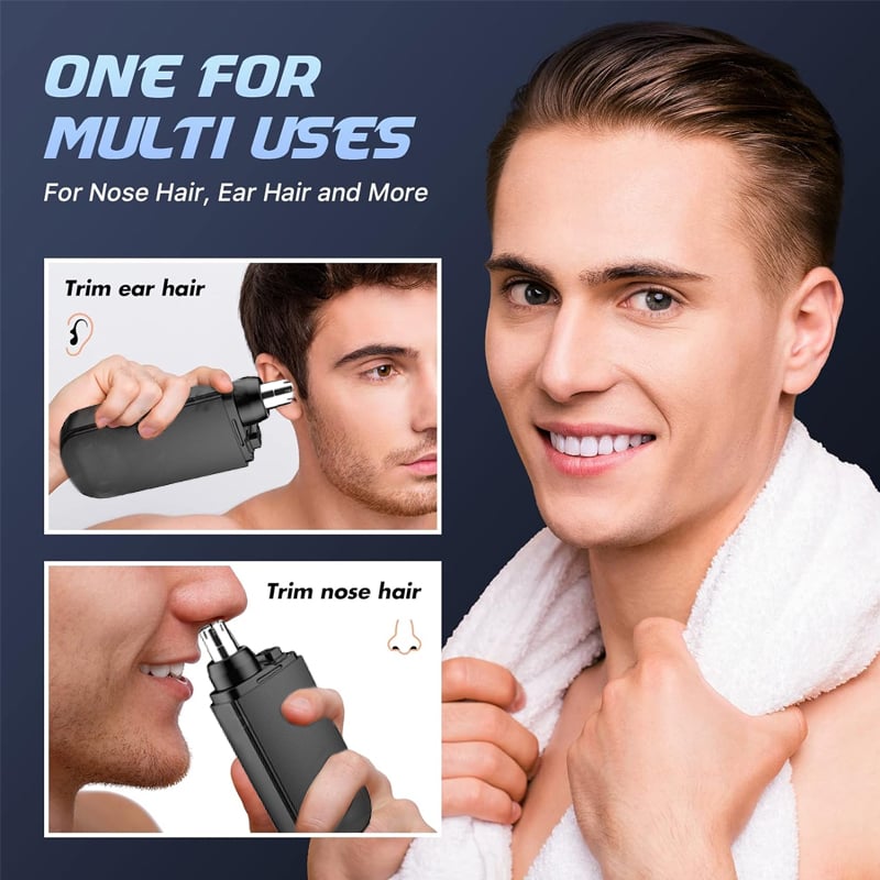 🎁HETT REA 50% RABATT💕Uppladdningsbar bärbar näshårstrimmer